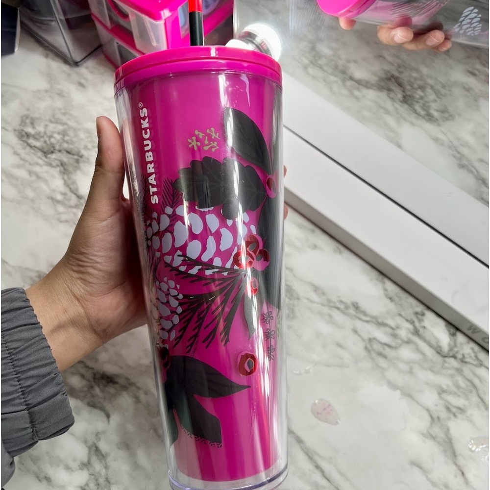 Starbucks Pink Acorn Tumbler